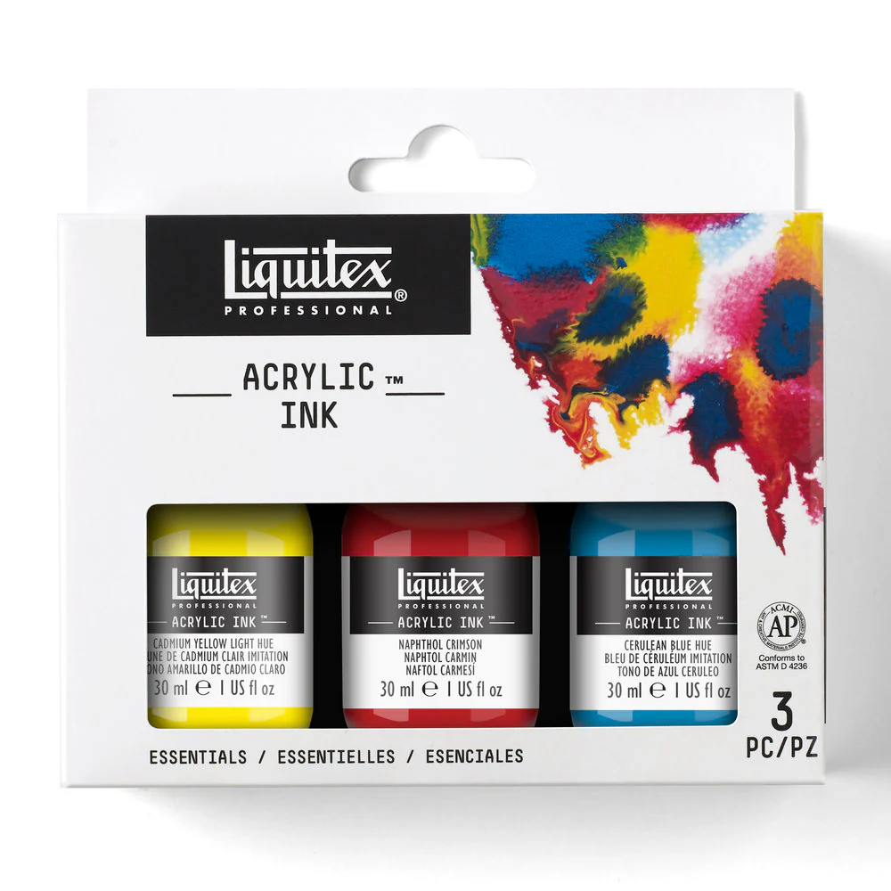 Acrylic Ink Set - 3x30ml - Essentials