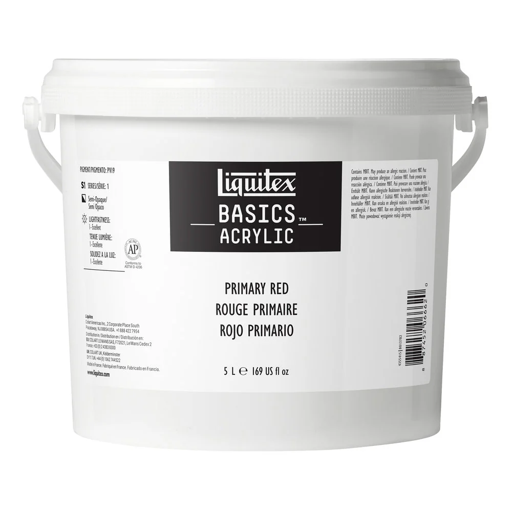 Basics Acrylic Color - Primary Red - Image 12