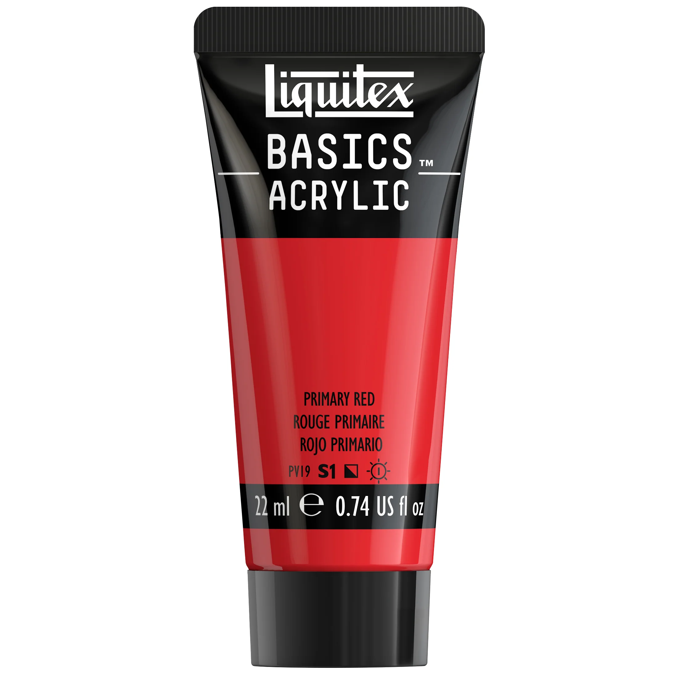Basics Acrylic Color - Primary Red - Image 2