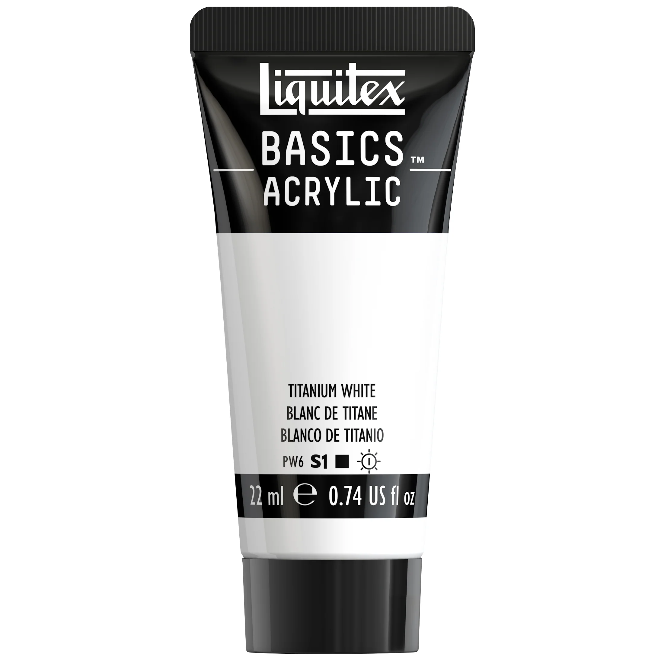 Basics Acrylic Color - Titanium White - Image 2