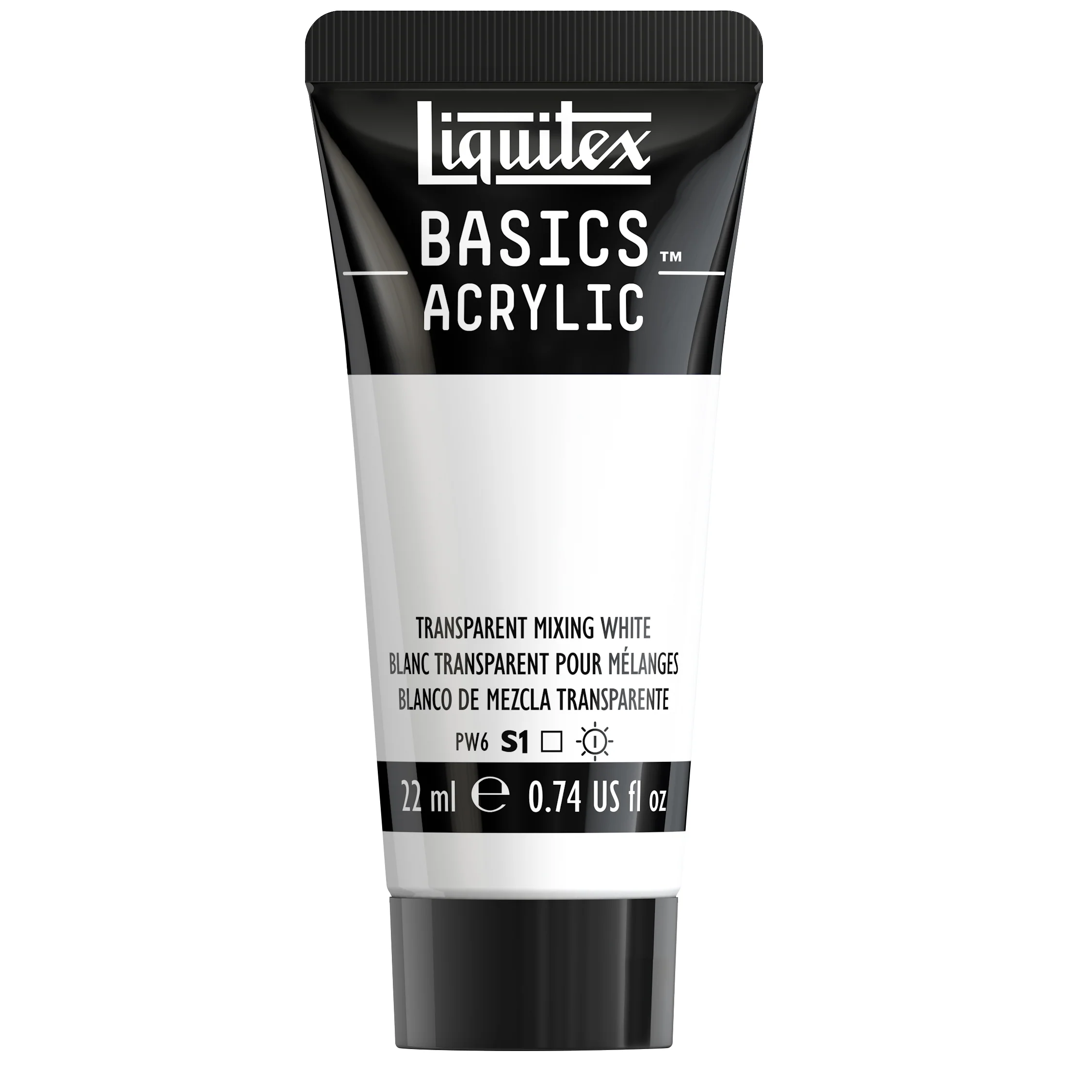 Basics Acrylic Color - Transparent Mixing White - Image 2
