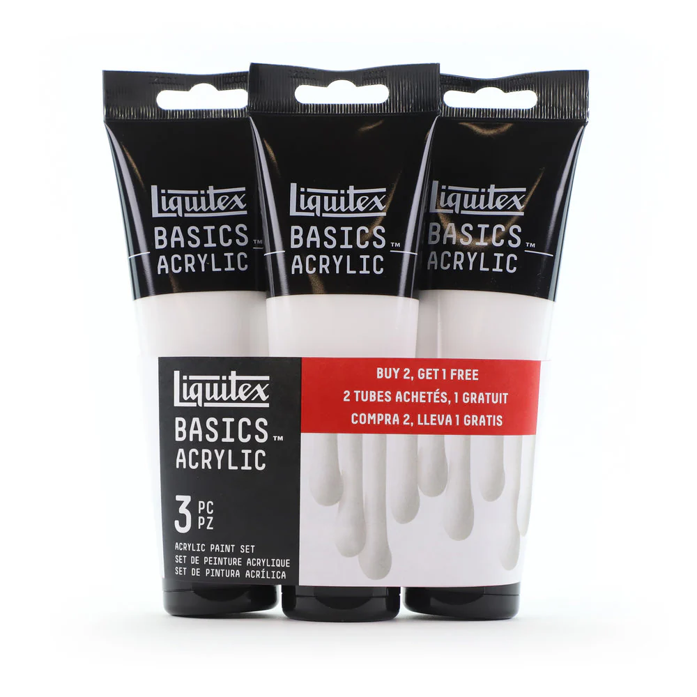 Basics Titanium White 3x118ml