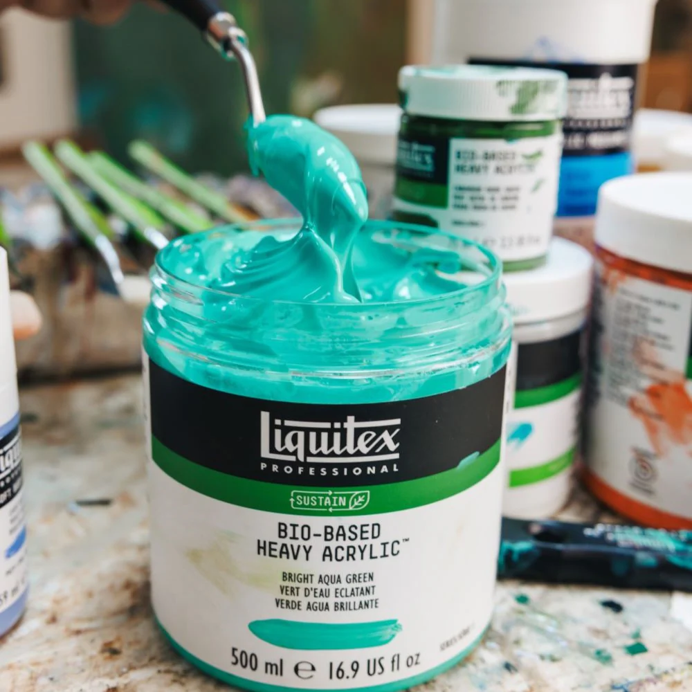 Bio-Based Heavy Acrylic 4x75ml Set - Mixing - Image 4