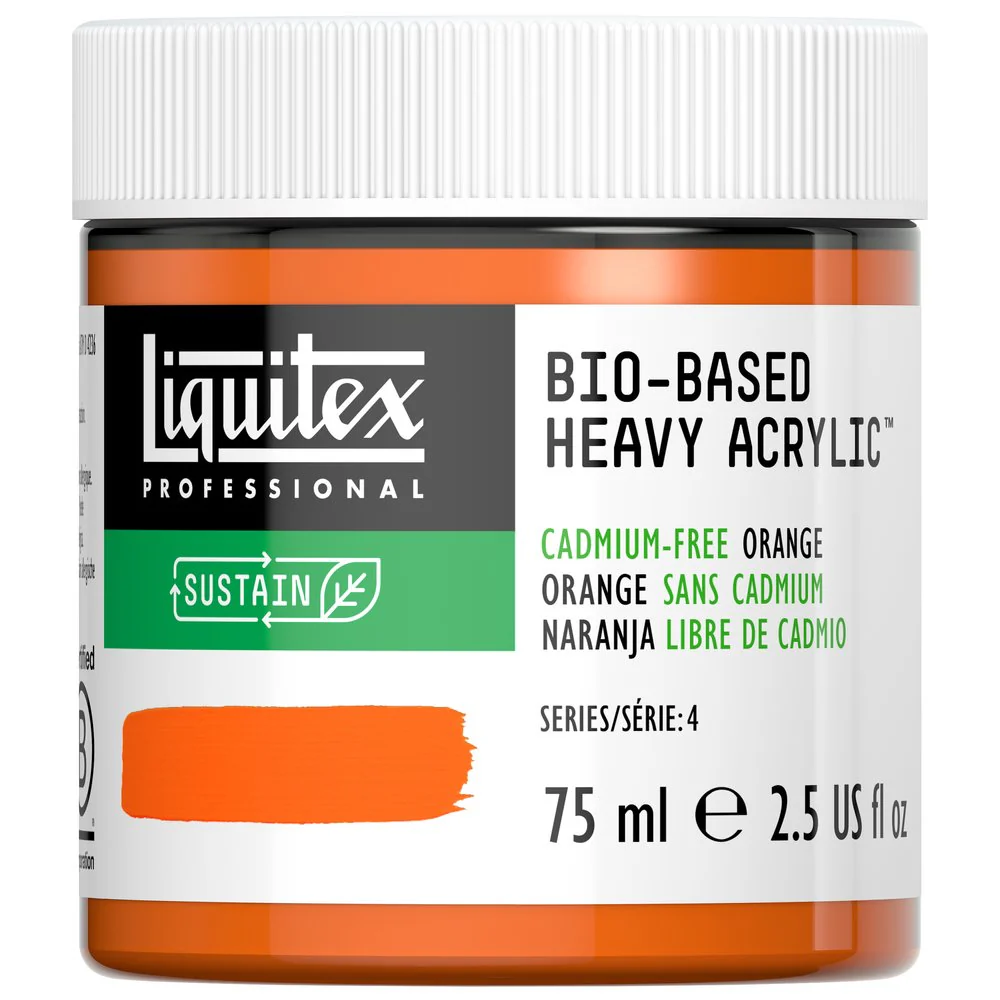 Bio-based Heavy Acrylic - Cadmium-Free Orange - Universal - Image 2