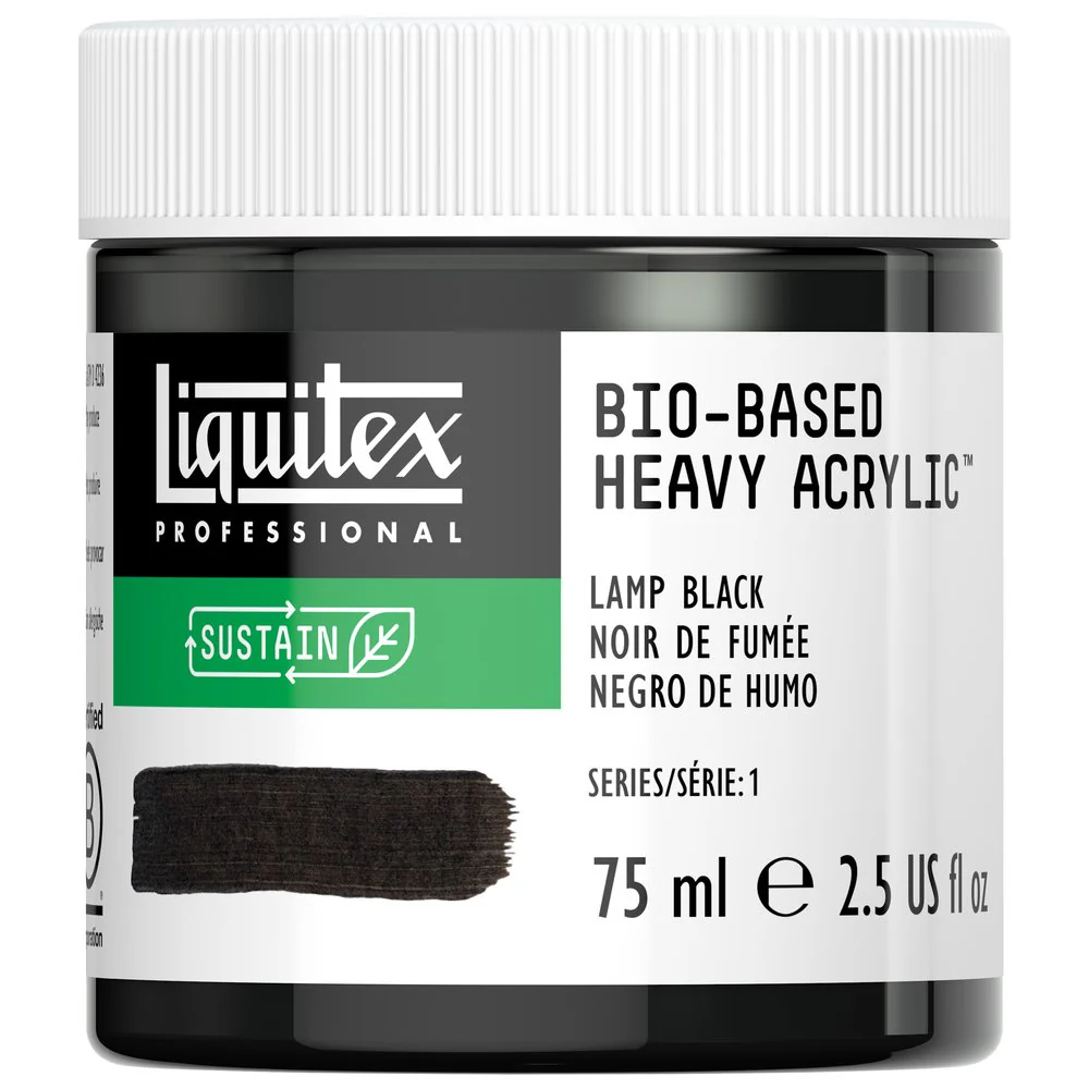 Bio-based Heavy Acrylic - Lamp Black - Universal - Image 2