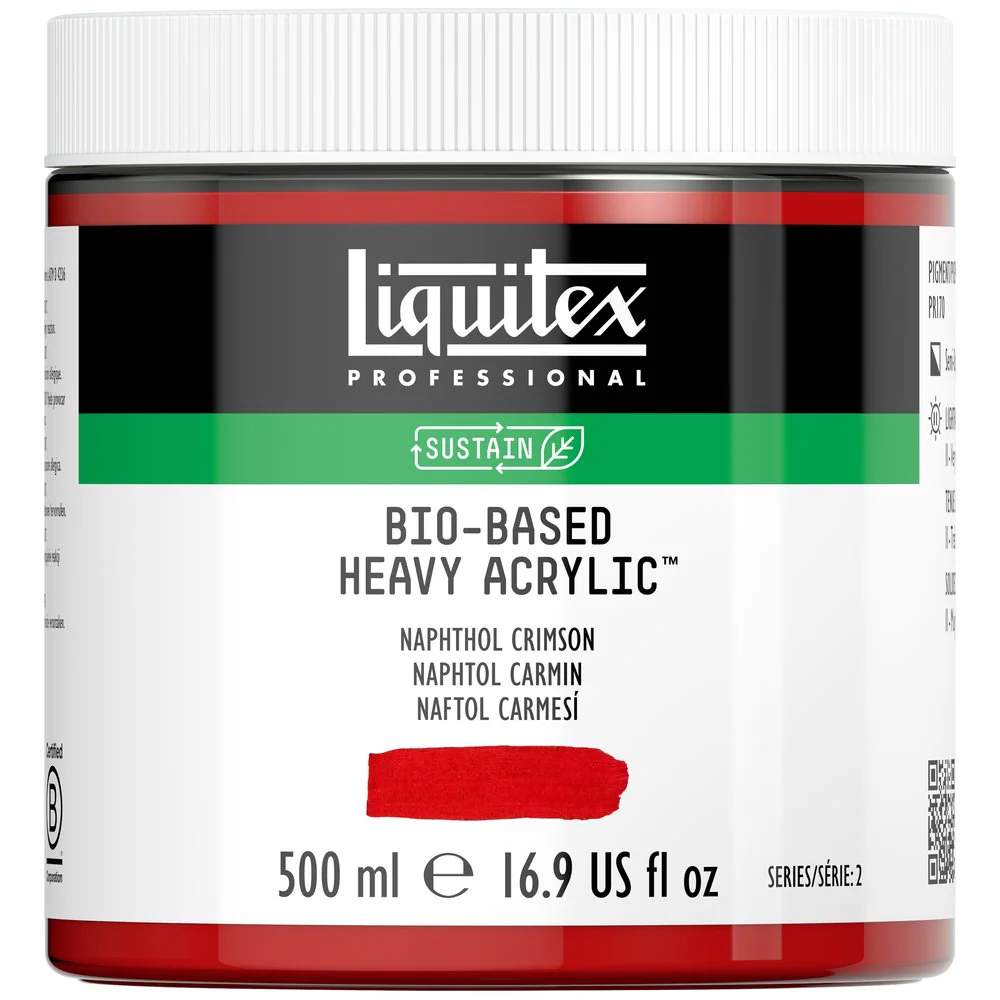 Bio-based Heavy Acrylic - Naphthol Crimson - Universal - Image 3