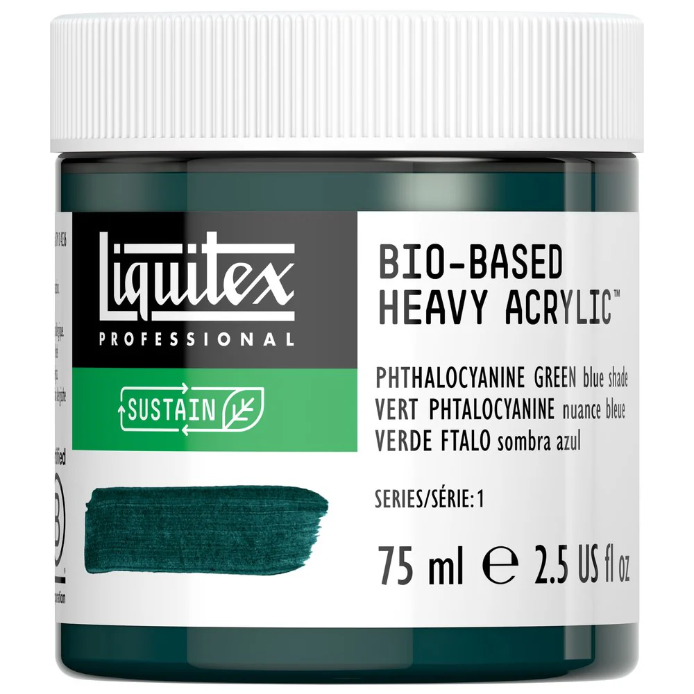 Bio-based Heavy Acrylic - Phthalocyanine Green Blue Shade - Universal - Image 2