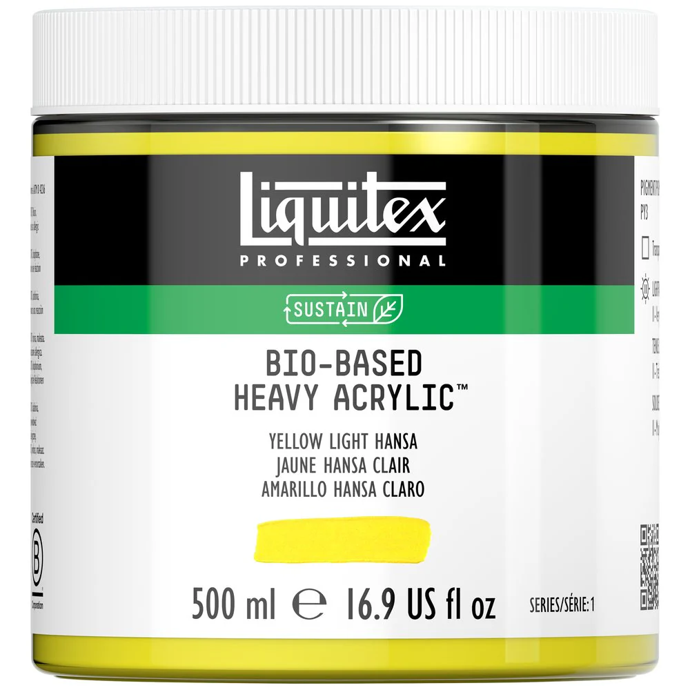 Bio-based Heavy Acrylic - Yellow Light Hansa - Universal - Image 3