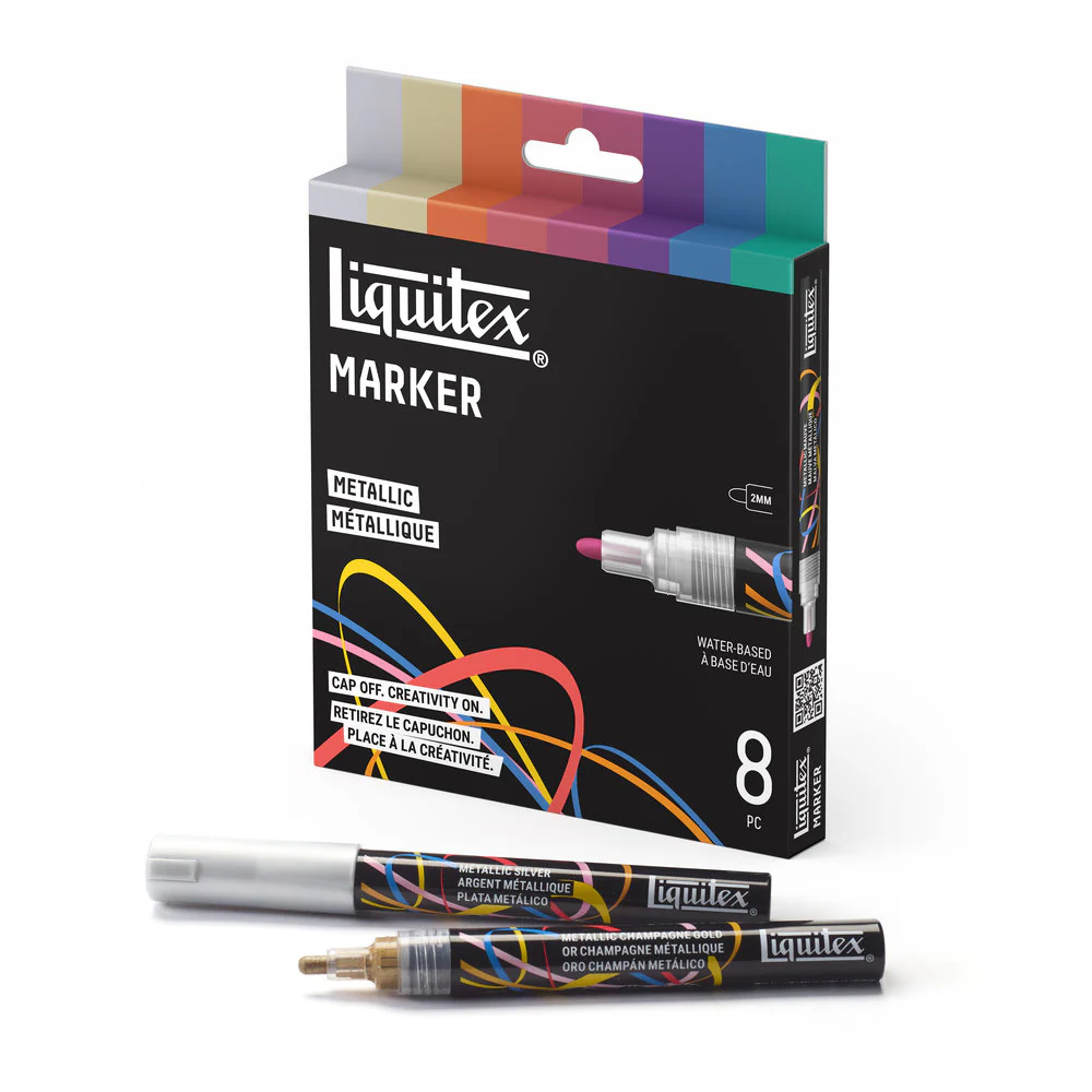 MARKER SET - 8X2MM - METALLIC - Image 2