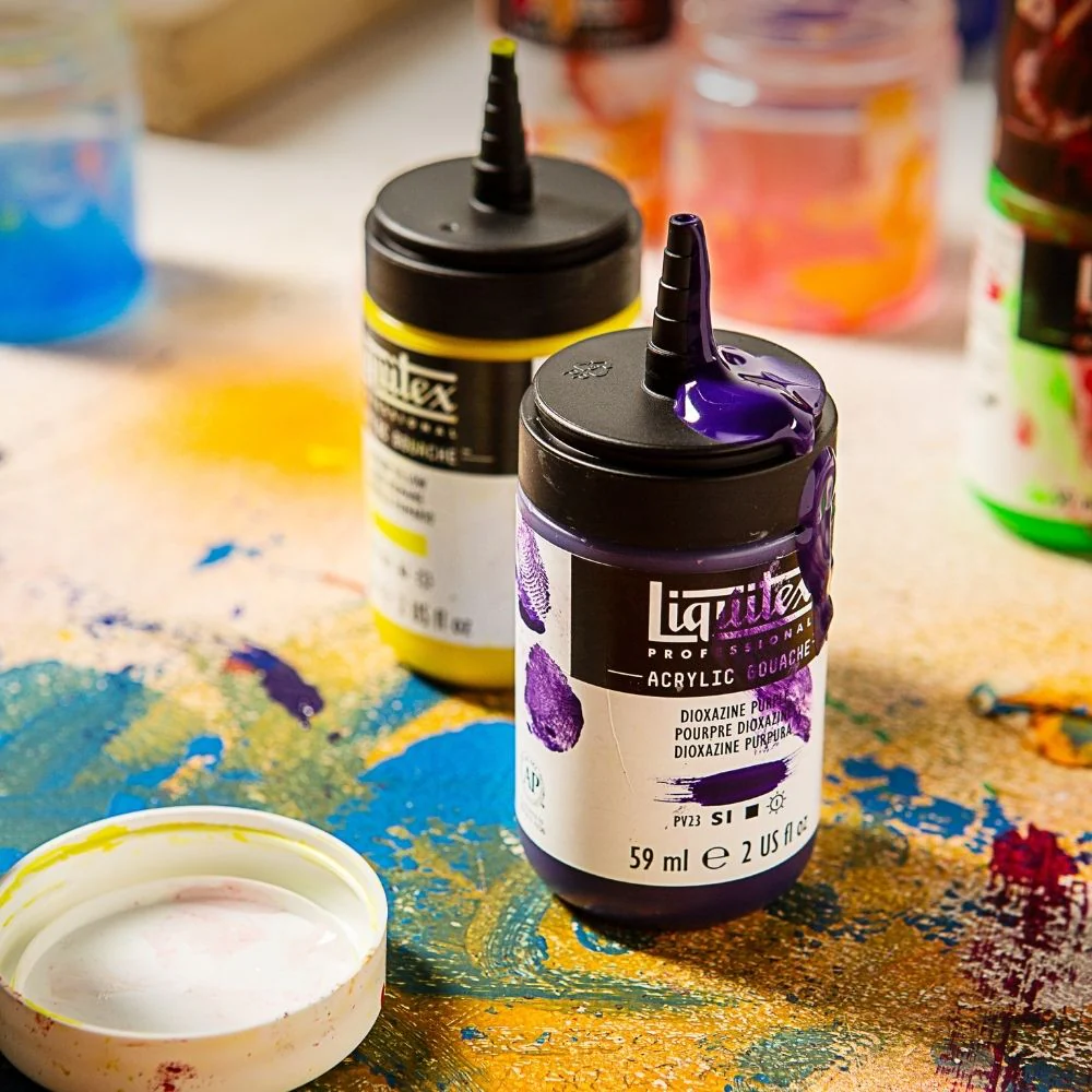 Professional Acrylic Gouache - Mars Black - Image 3