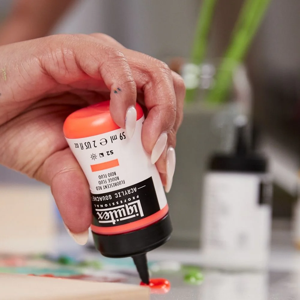 Professional Acrylic Gouache - Red Oxide - Image 4
