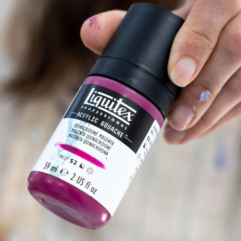 Professional Acrylic Gouache - Sky Blue - Image 6