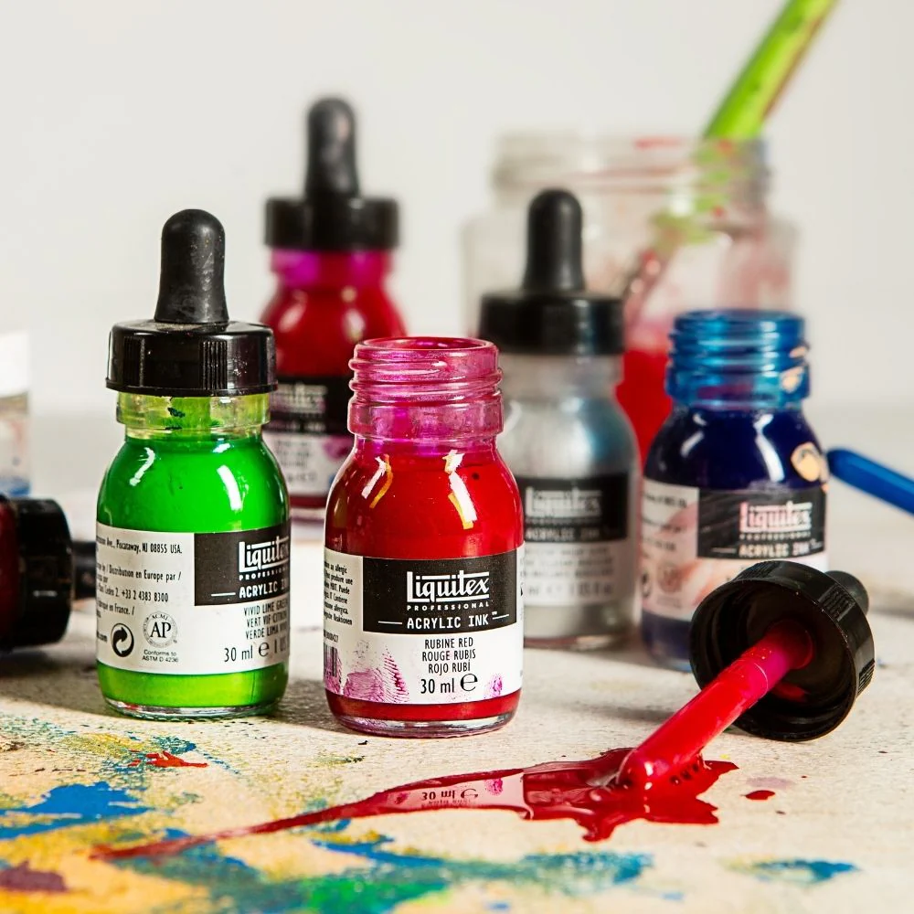 Professional Acrylic Ink - Deep Violet - Image 4