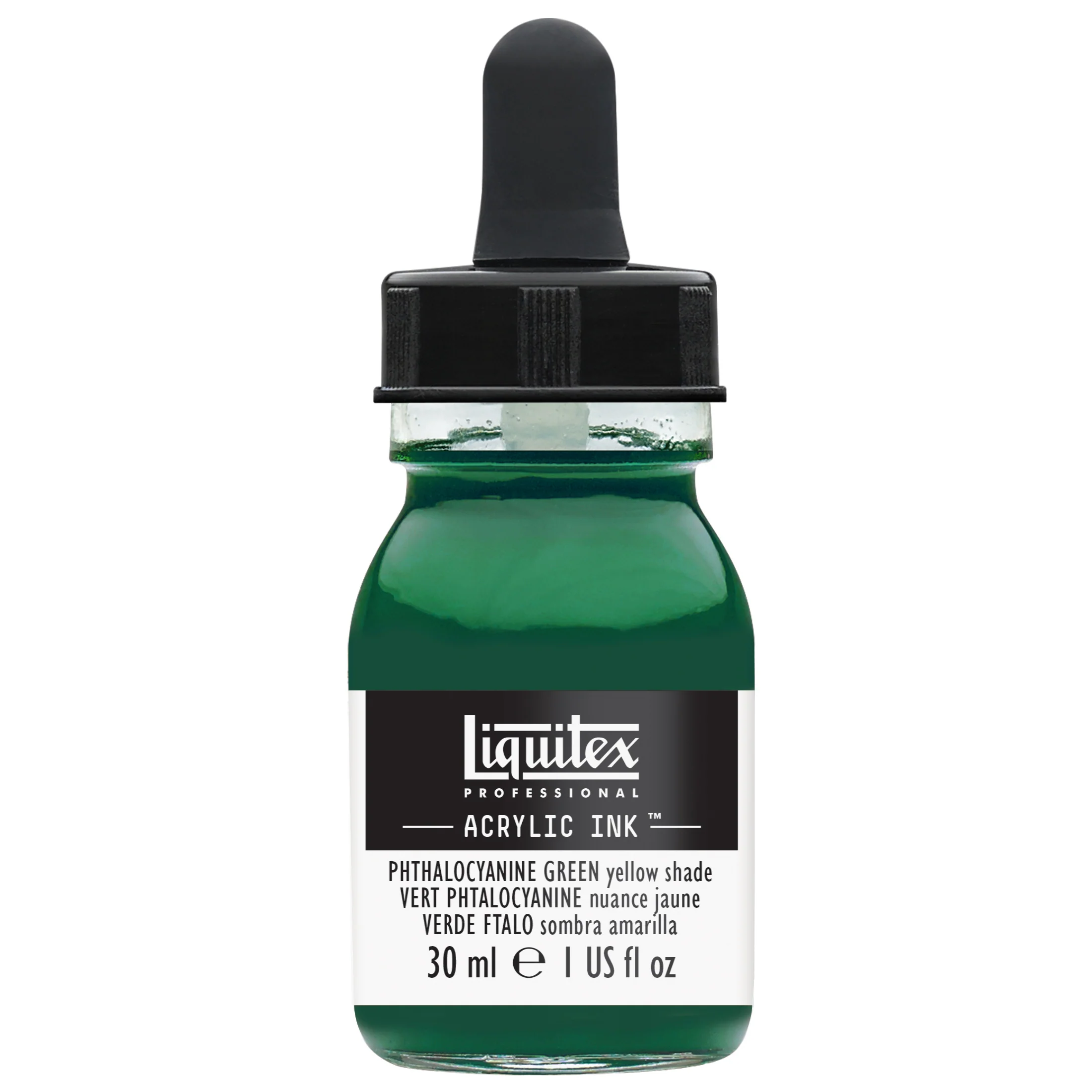 Professional Acrylic Ink - Phthalocyanine Green Yellow Shade - Image 2
