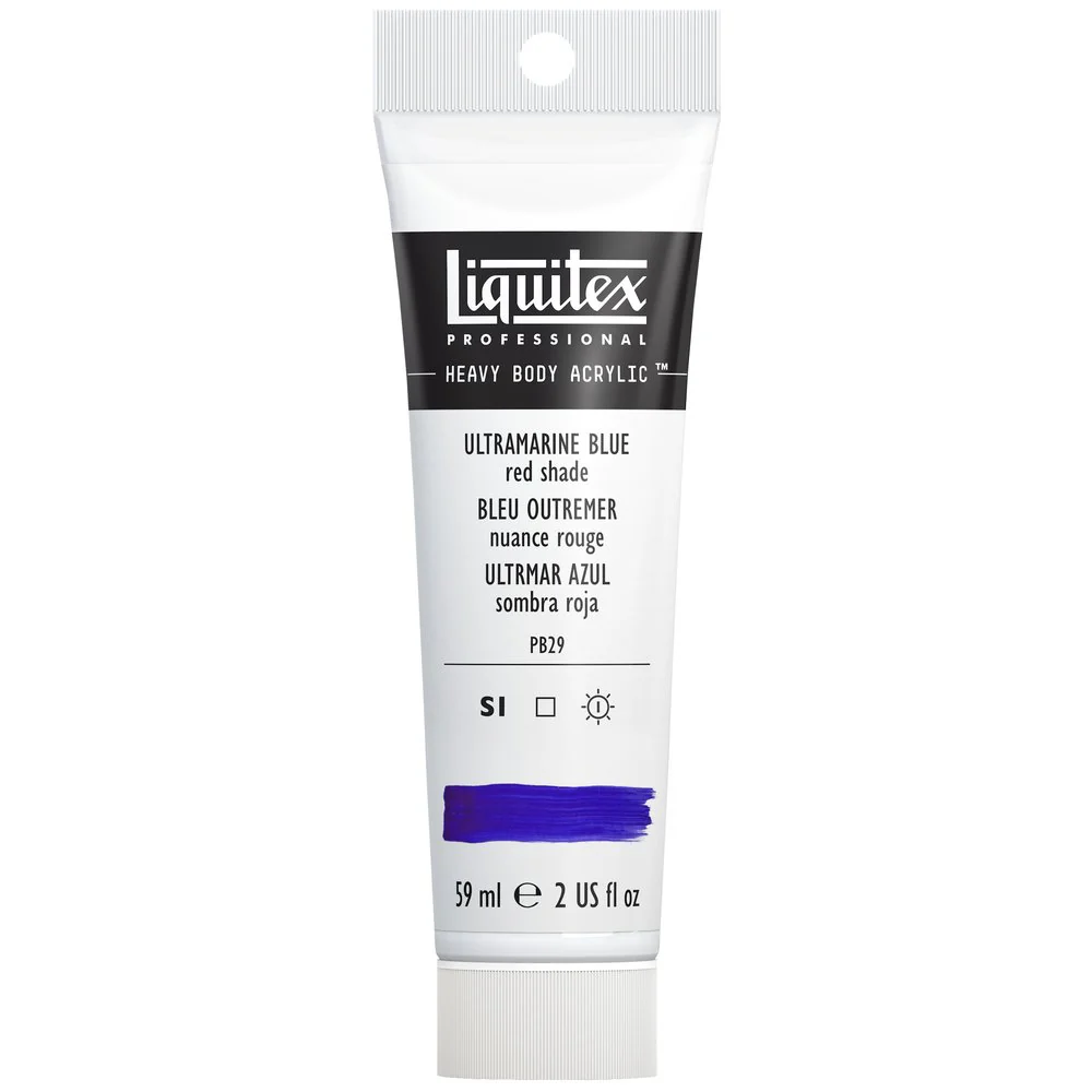 Professional Heavy Body Acrylic - Ultramarine Blue Red Shade - Image 9