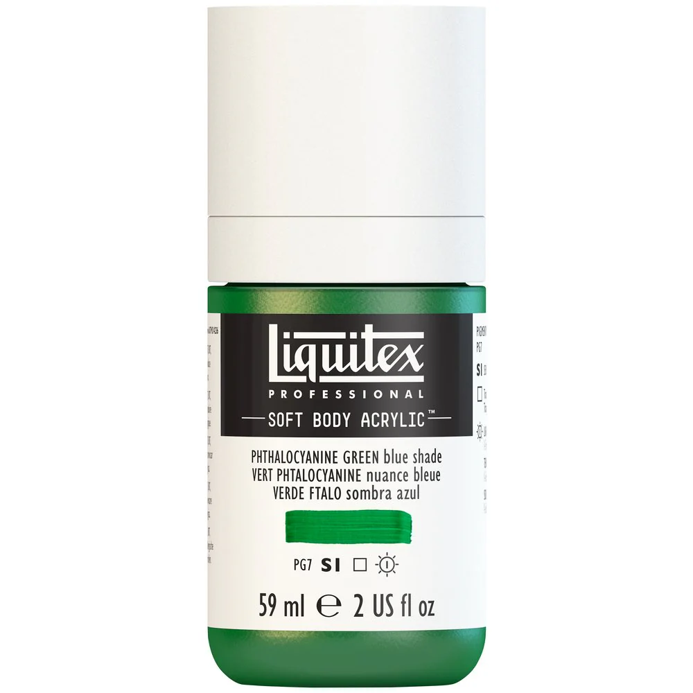 Professional Soft Body Acrylic - Phthalocyanine Green Yellow Shade - Universal - Image 2