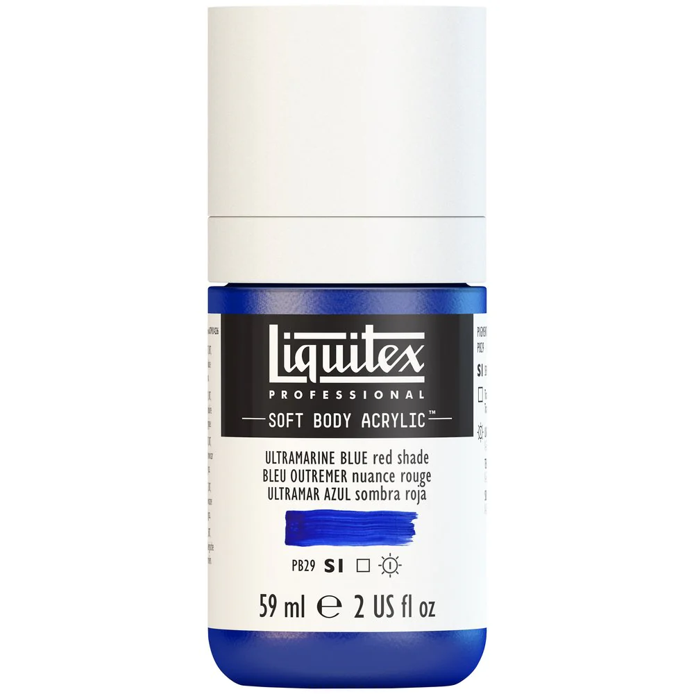 Professional Soft Body Acrylic - Ultramarine Blue Red Shade - Universal - Image 2