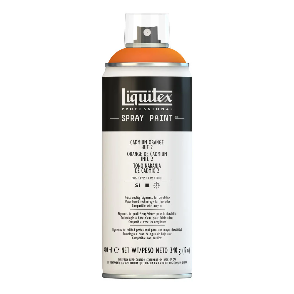 Professional Spray Paint - Cadmium Orange Hue 2 - Image 2