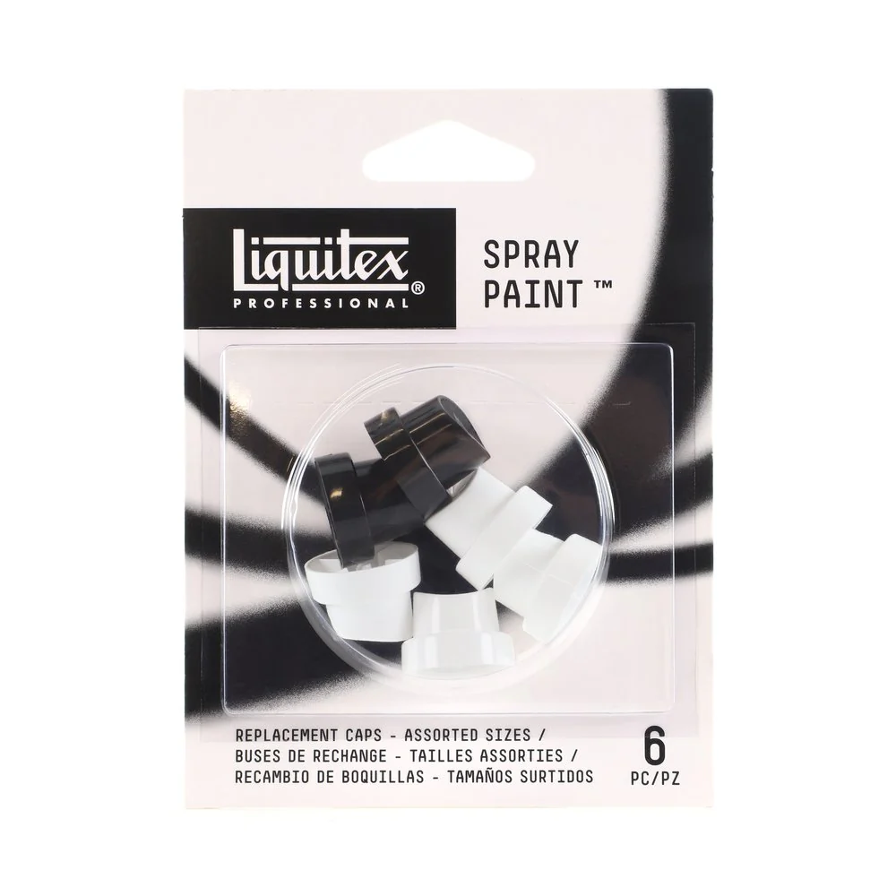 Spray Paint Assorted Caps - 6 Pack